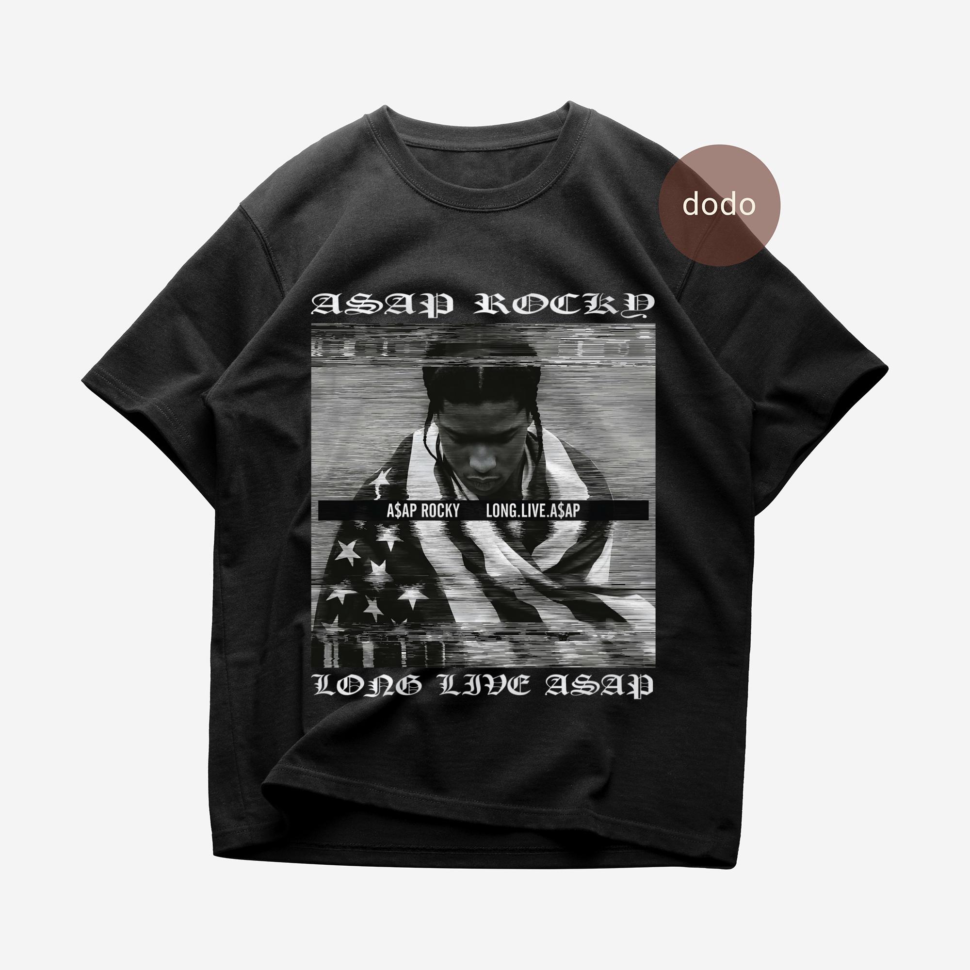 ASAP Rocky T-shirt - Long Live ASAP Album - Rap Music - Fan Merch