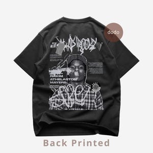 ASAP Rocky Back T-Shirt - Rap Music Shirt - Sundress Single - ASAP Rocky Album Shirt - ASAP Rocky Merch - Unisex Rapper Clothing