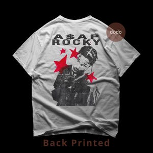 ASAP Rocky Back T-Shirt - Rap Music Shirt - Long Live Asap Album - ASAP Rocky Album Shirt - ASAP Rocky Merch - Unisex Rapper Clothing