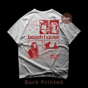 Beach House Back T-Shirt - Pop Musik Shirt - Einmal zweimal Melodie Album - Beach House Album Shirt - Beach House Merch - Unisex Pop Kleidung