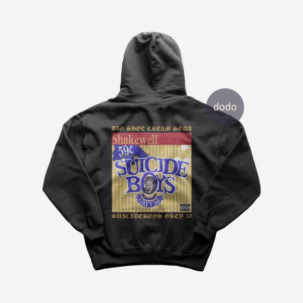 Premium Suicideboys Hoodie - Big Shot Cream Soda Album Hoodie - Suicideboys New Album Hoodie - Unisex Heavy Cotton Hoodie