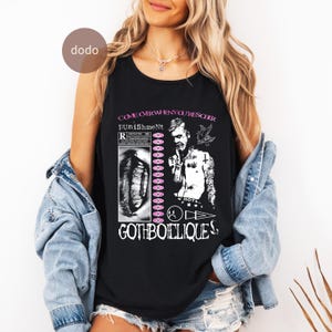 Comfort Colors Lil Peep Tank Top - Rap Music Top - Come Over When You're Sober Album - Lil Peep Merch - Unisex Rapper Clothing