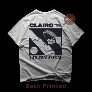 Clairo Back T-Shirt - Pop Music Shirt - Immunity Album - Clairo Album Shirt - Clairo Merch - Unisex Pop Clothing