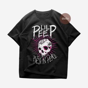 Lil Peep T-Shirt - Rap Music Shirt - JUST IN CASE Album - Lil Peep Album Shirt - Lil Peep Merch - Unisex Rapper Clothing