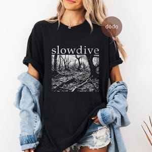Premium Slowdive T-Shirt - Rock Music Shirt - When the Sun Hits - Slowdive Album Shirt - Slowdive Merch - Unisex Rocker Clothing