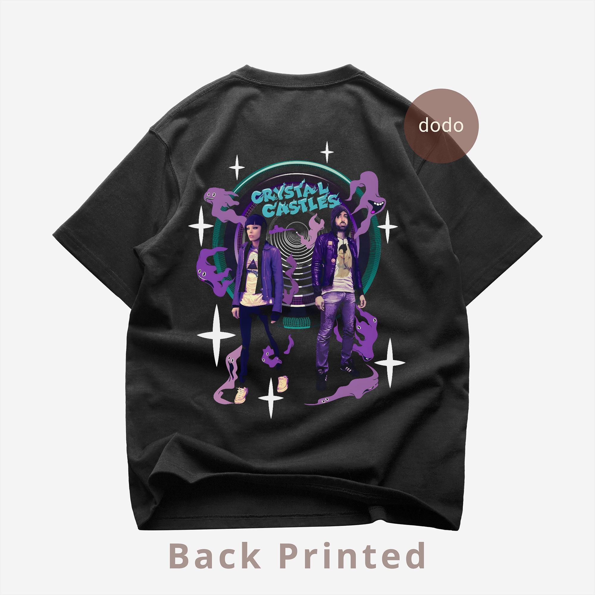 Crystal Castles Back T-shirt - Pop Music Shirt - Kerosene Song 