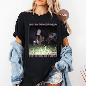 Premium Suicideboys T-Shirt - Rap Music Shirt - My Liver Will Handle What My Heart Can&#39;t - Suicideboys Merch - Unisex Rapper Clothing