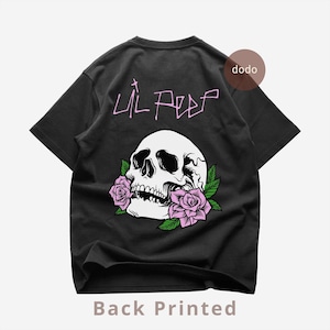 Lil Peep Back T-Shirt - Rap Music Shirt - Crybaby Album - Lil Peep Album Shirt - Lil Peep Merch - Unisex Rapper Clothing