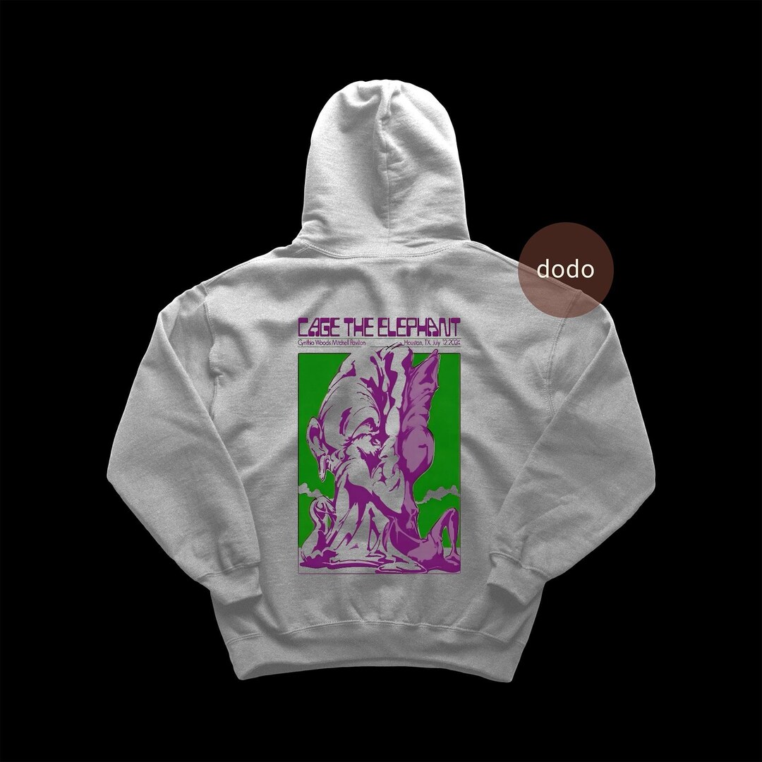 Cage the Elephant Hoodie - Rock Music Hoodie - Unpeeled Album - Cage ...