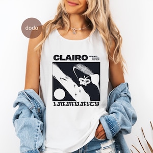 Premium Clairo Tank Top - Pop Music Top - Immunity Album - Clairo Album Shirt - Clairo Merch - Unisex Pop Clothing
