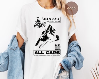 Premium MF Doom T-Shirt - Rap Music Shirt - The Illest Villain Album - MF Doom Album Shirt - MF Doom Merch - Unisex Rapper Clothing