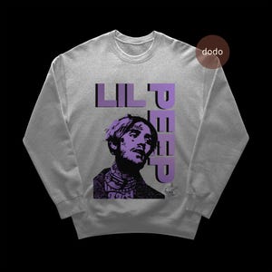 Lil Peep Sweatshirt - Rap Music Sweatshirt - Come Over When You're Sober Album - Lil Peep Album - Lil Peep Merch - Unisex Rapper Clothing