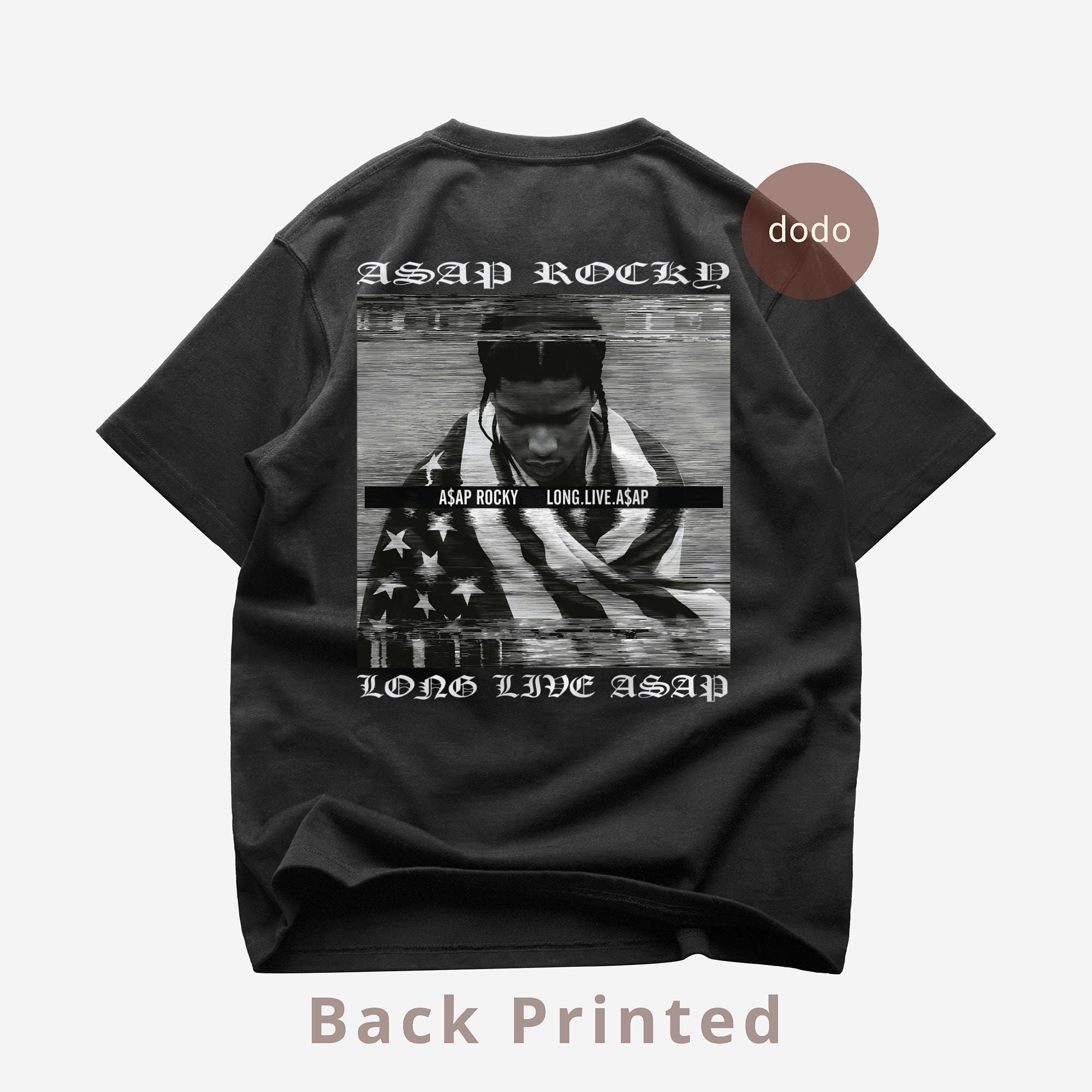 ASAP Rocky T-shirt - Long Live ASAP Album - Rap Music - Fan Merch