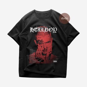 Lil Peep T-Shirt - Rap Music Shirt - HELLBOY Album - Lil Peep Album Shirt - Lil Peep Merch - Unisex Rapper Clothing