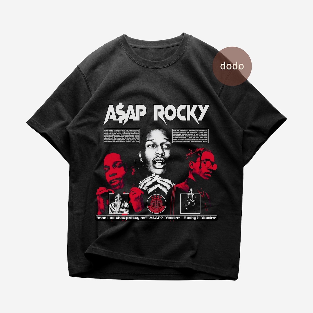 ASAP Rocky T-shirt - Rap Music Shirt - Testing Album - ASAP Rocky