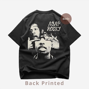 ASAP Rocky Back T-Shirt - Rap Music Shirt - At Long Last Asap Album - ASAP Rocky Album Shirt - ASAP Rocky Merch - Unisex Rapper Clothing
