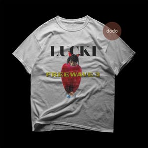 Lucki T-Shirt - Rap Music Shirt - Freewave 3 Album - Lucki Album Shirt - Lucki Merch - Unisex Rapper Clothing