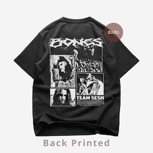 Bones Back T-Shirt - Rap Music Shirt - TeamSESH Design - Bones Album Shirt - Bones Merch - Unisex Rapper Clothing