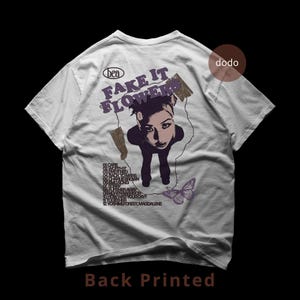 Beabadoobee Back T-Shirt - Pop Music Shirt - Fake It Flowers Album - Beabadoobee Album Shirt - Beabadoobee Merch - Unisex Pop Clothing