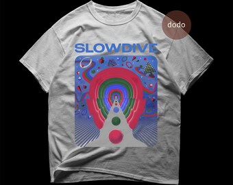 Slowdive T-Shirt - Wenn die Sonne schlägt - Rock Musik - Fan Merch