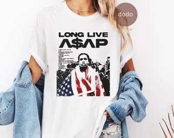 ASAP Worldwide Shirt ASAP Rocky ASAP Mob Hip Hop Music Rap Tee