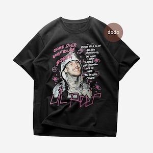Lil Peep T-Shirt - Rap Music Shirt - Come Over When You're Sober Album - Lil Peep Album Shirt - Lil Peep Merch - Unisex Rapper Clothing
