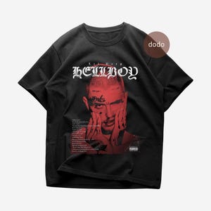 Lil Peep T-Shirt - Rap Music Shirt - HELLBOY Album - Lil Peep Album Shirt - Lil Peep Merch - Unisex Rapper Clothing