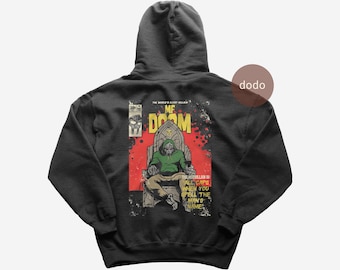 MF Doom Hoodie - Rap Music Hoodie - Madvillainy Demos Album - MF Doom Album Hoodie - MF Doom Merch - Unisex Rapper Clothing