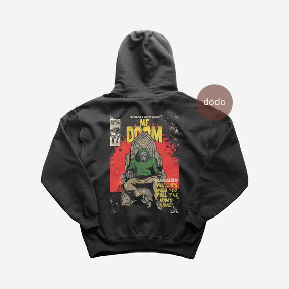 MF Doom Hoodie - Madvillainy Demos Album - Rap Music - Fan Merch