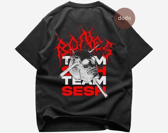 Bones Back T-shirt - Rap Music Shirt - Teamsesh Design - Bones