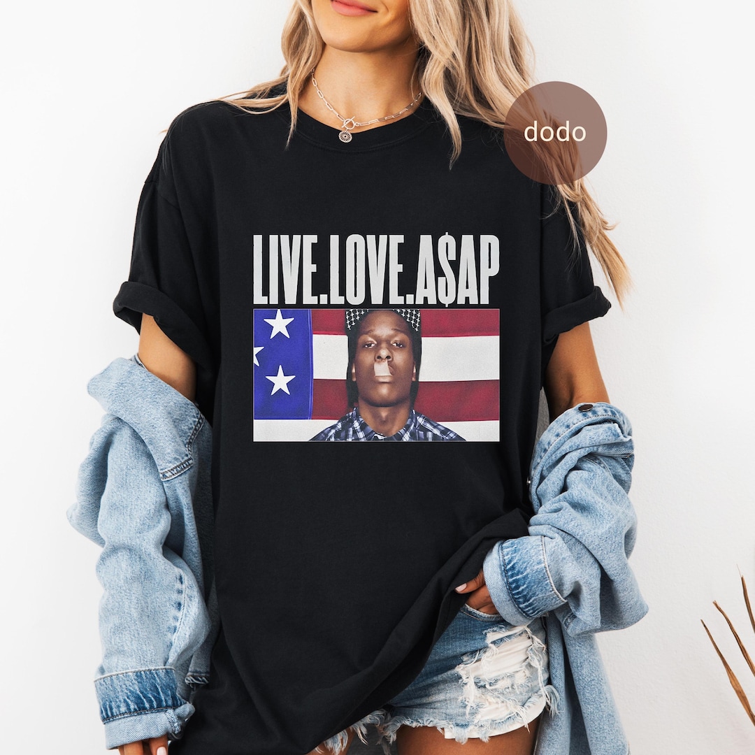 Premium ASAP Rocky T-shirt - Live Love ASAP Album - Rap Music