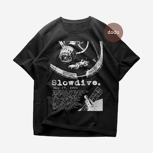 Slowdive T-Shirt - Rock Music Shirt - When the Sun Hits - Slowdive Album Shirt - Slowdive Merch - Unisex Rocker Clothing