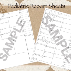 Pediatric nurse report sheet peds SBAR