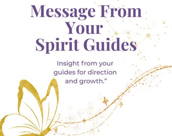 Spirit Guide Messages Reading | Communication and Guidance from Your Spirit Guides (PDF or Audio)