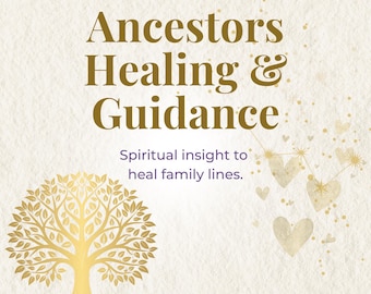Ancestral Healing Tarot Legung | In Verbindung mit Vorfahren & Generationen-Anleitung (PDF oder Audio)