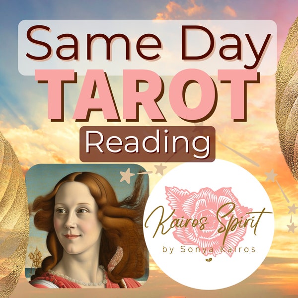 Same Day Tarot Reading Psychic Oracle Reading Guidance Love Career Relationship Future Advice Spirit Guide Experienced Audio PDF