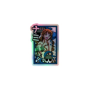 Nami One Piece Holographic Sticker