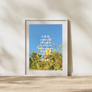 Sonnenblumen Druck