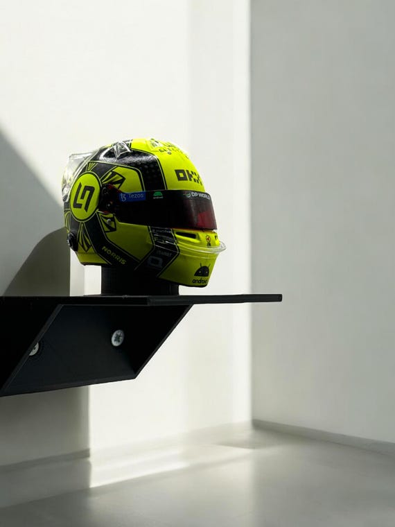 F1 モデルヘルメット壁掛けマウント | 収集用ヘルメット用 1:5