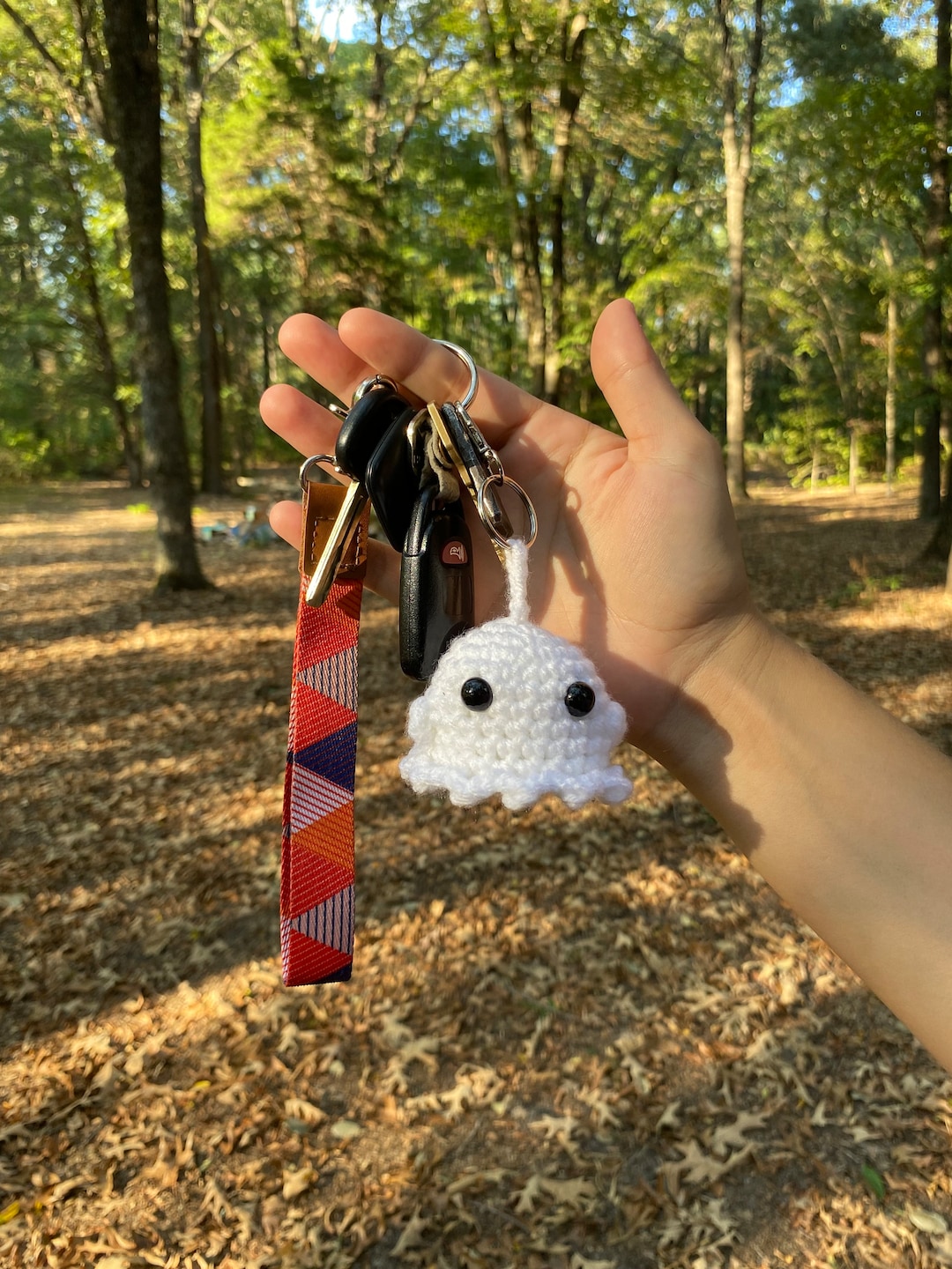 Macrame Ghost Keychains Crochet GHOST Keychain - Etsy