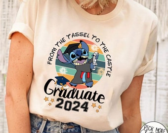 Grad Squad 2024 Shirt, Graduate From The Tassel To The Castle Shirt, Gift For Grad Trip Tees, Class of 2024 Shirt, Senior Graduation Shirt