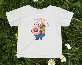 Minion Donut Baby T-Shirt, Toddler Tee