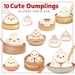Niedliche Knödel Illustrationen PNG Clipart, Knödel Zwillinge Baby Yum Cha Transparente PNG Xiaolongbao Clipart, Asiatische Lebensmittel Digitale Aufkleber