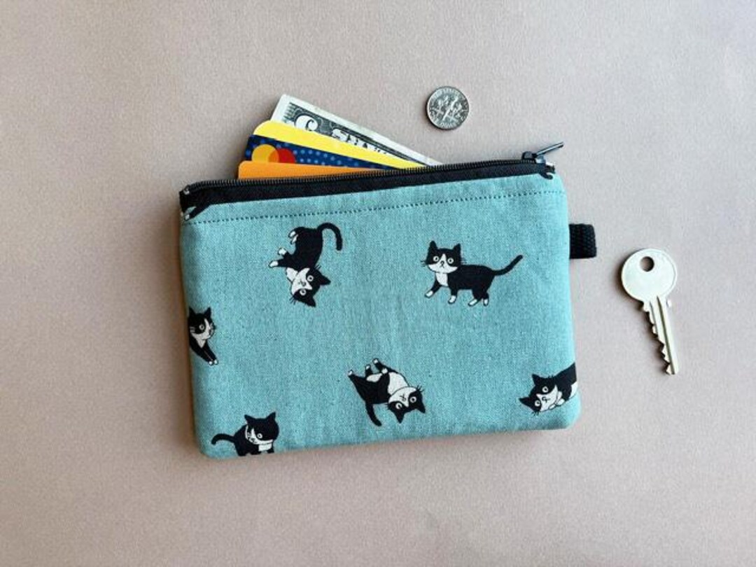 Porte-monnaie Chat En Smoking Noir, Neuf Avec étiquettes - Idée Cadeau Mignon Pour Femme