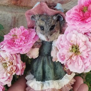 Fairytale Cottagecore Deer Mouse Oddity OOAK