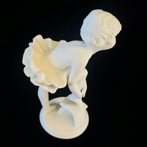 Vintage KAISER White Bisque Figurine | Ballerina Girl #530