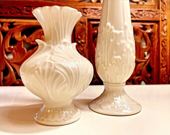 Lenox Cabbage Leaf 3pc Set | Bowl and Vases