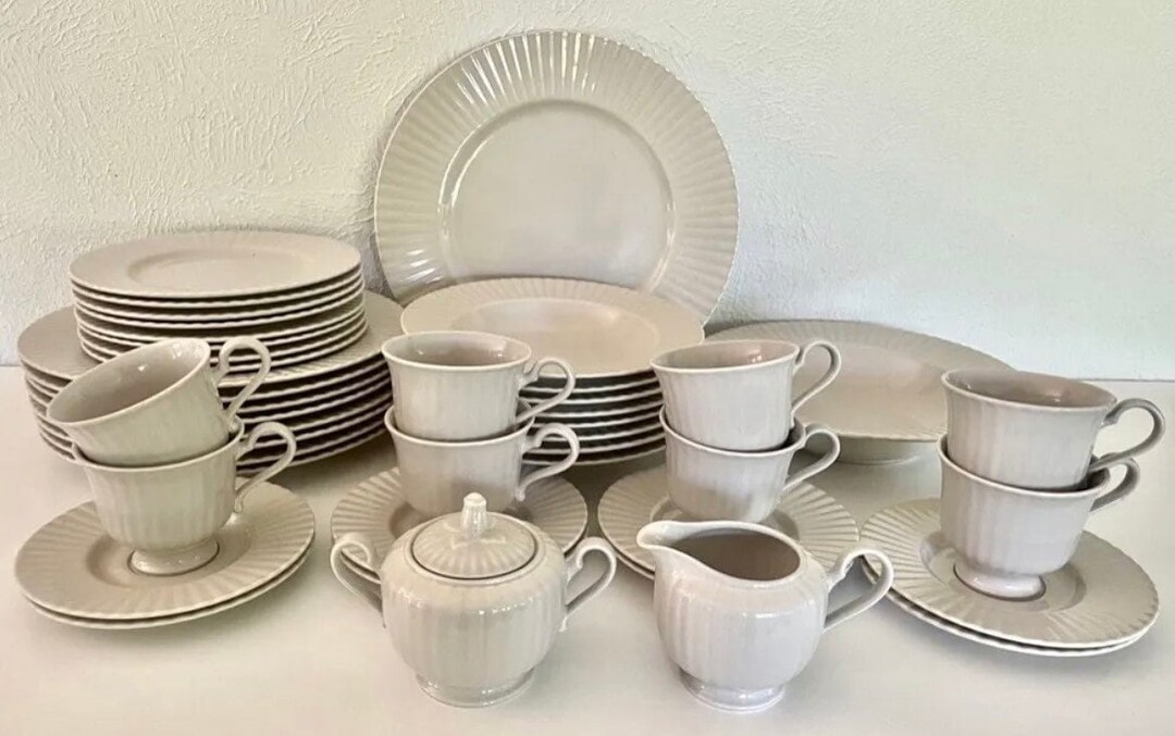 Vintage Mikasa potpourri Dinner Service Your Choice Silver Fern Etsy