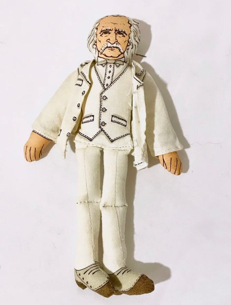 1979 Vintage Famous Americans Series Cloth Dolls Your Choice Mark Twain