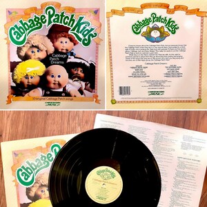FRI FRAKT! Vintage Disney Children’s Storybook Records 12” LP Vinylskiva ~ Ditt val! Walt Disney CABBAGE PATCH KIDS